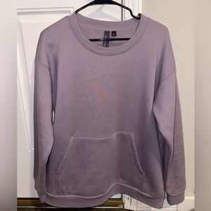 Mondetta Knit Fleece crewneck sweatshirt womens size large purple